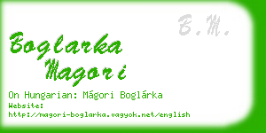 boglarka magori business card