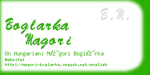 boglarka magori business card